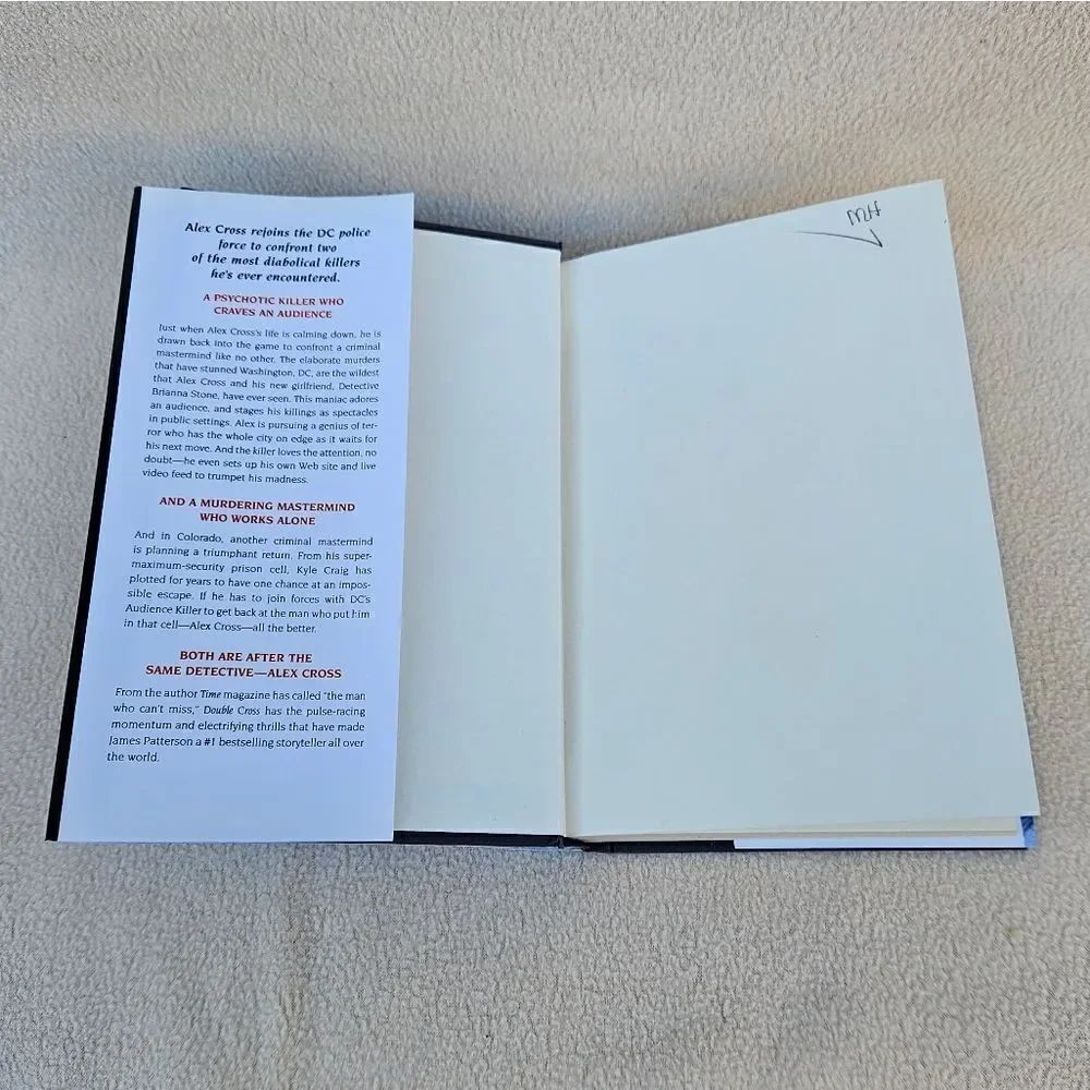 James Patterson Double Cross Hardback Book - Picture 7 of 13